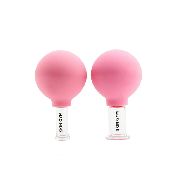 Set de ventosas faciales Skin Gym Glass para celulitis y arrugas
