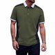 thumbnail image 1 of Camisas de Manga Corta de los Hombres Casual Color Sólido Lapel Top, Blusa de Verano de Nylon para el Uso Diario, 1 of 8