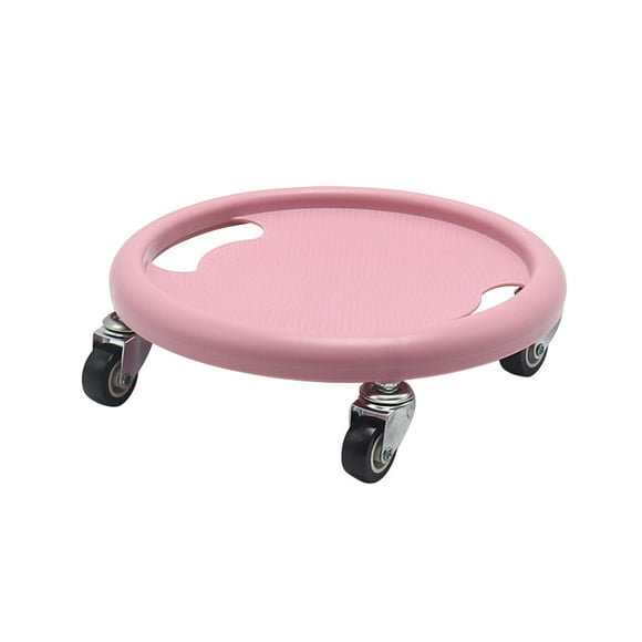 Youkk Abdominal Disc Wheel Roller Trainer Plate Blue Sliders Use Exercise Home Pink 27.5x27.5x8cm