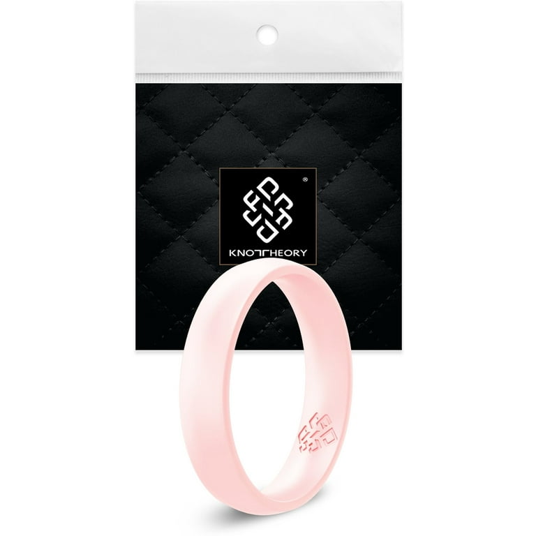 Pearly Pink Breathable Silicone Ring For Women