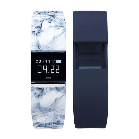 iFitness Pulse Fitness Activity Tracker Distance and Sleep Monitor - Blue (Best Distance Tracker App)