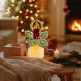 thumbnail image 5 of Hometravel LED Christmas Candle Light, Electronic Decorative Night Light, Festive Shape Candles for Tabletop and Shelf Display, 5 of 6