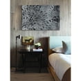 thumbnail image 4 of "Monochrome Floral" Painting Print on Wrapped Canvas, 4 of 7