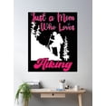 thumbnail image 2 of Just A Nurse Who Loves Hiking Poster Wall Art, Modern Wall Decor, 12x18 UNFRAMED, 2 of 3