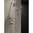 thumbnail image 2 of Delta Faucet Cassidy 17 Série Double Fonction Douche Poignée Valve Garniture Kit, Chromé T17097 (Vanne Non Inclus), 2 of 4