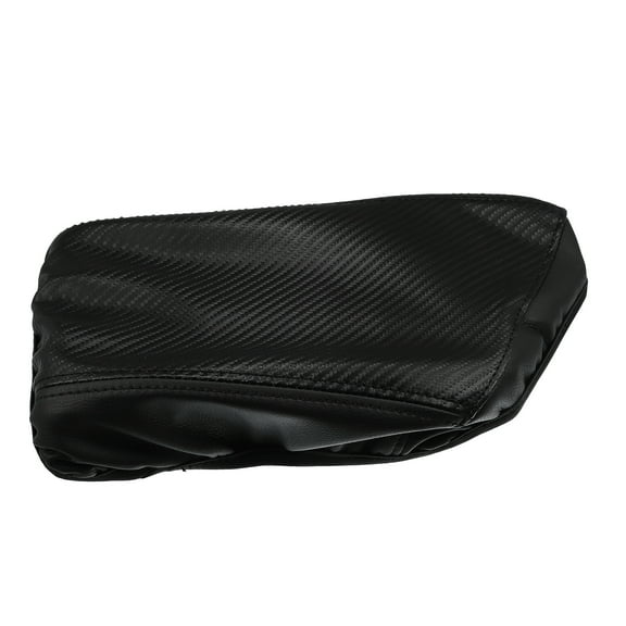 Unique Bargains Center Console Pad Armrest Cover Black Carbon Fiber Pattern for Hyundai Elantra 2021 2022 2023