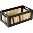 thumbnail image 1 of Lamoree Rattan Storage Basket Handmade Natural Bamboo Woven Storage Bin for Organizing Decorative Wicker Box for Rustic Farmhouse Decor Home Office Tabletop Shelf Organizer, 1 of 8