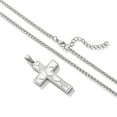 thumbnail image 4 of APSVO Silver Soccer Themed Cross Necklace for Men Boys Stuff Accessories Pendant Chain Christian Religious Birthday Jewelry Gifts Ideas Teen Kids Son Dad Team Game Day Sports Athlete Age, 4 of 6