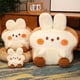 thumbnail image 3 of Biscuit pillow plush toy rabbit pillow chair cushion shopping mall exclusive gift, 3 of 5