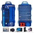 thumbnail image 1 of Kit Tournevis de Précision,110 en 1 Set Tournevis Magnétique Multi-fonction pour Laptop Mac Montre Jouets Bijoux Lunettes Appareil (blue), 1 of 5