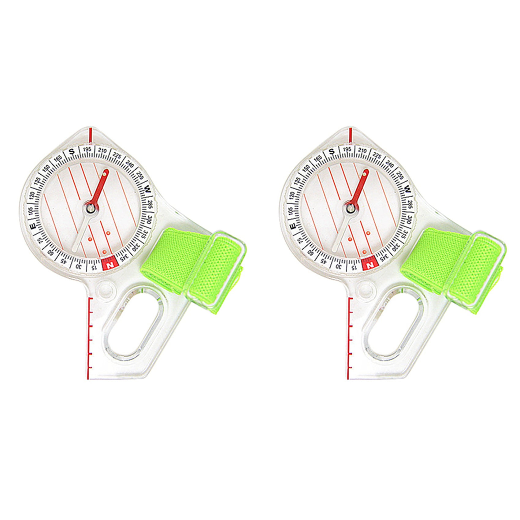 SNOWINSPRING 2X Professional Outdoor Thumb Compass Competition Elite Direction Compass Portable Map - Walmart.com