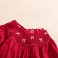 thumbnail image 7 of EnJoCho My First Valentines Baby Girl Outfit Heart Smoc𝗄ed Bubble 𝖱omper Bodysuit Cute Spring Clothes Jumpsuit Knitwear Kids Clothing Toddler Holiday Special Ocasion Gift Set 𝖱omper Suit Playsuit, 7 of 7