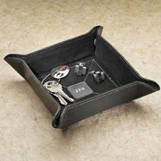 Personalized Leather Valet Tray