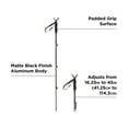 thumbnail image 4 of Allen Company Deluxe Shooting Stick, Adjusts 16.25"-45", Black, Aluminum, Model 21631A, 4 of 13