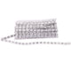 thumbnail image 5 of Cristal de de Imitación de Cadena de Adornos 10 Yardas Craft DIY Decoration, Silver, 5 of 9