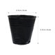 thumbnail image 2 of OUNONA 500Ud Macetas Simples Para Jardinería Negros Con Orificios Para Aireación Y Drenaje, 2 of 5
