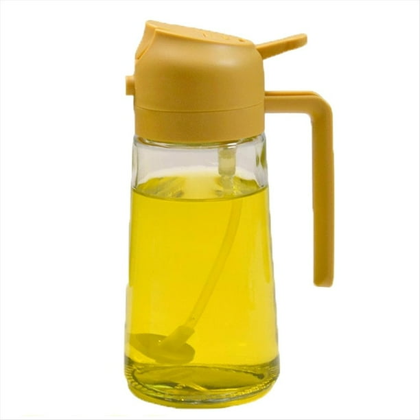 Dispensador de Aceite para Cocina, Botella Dispensadora de Aceite para Cocina, Dispensador de Aceite 2 en 1, Botella Dispensadora de Aceite de Cocina en Aerosol