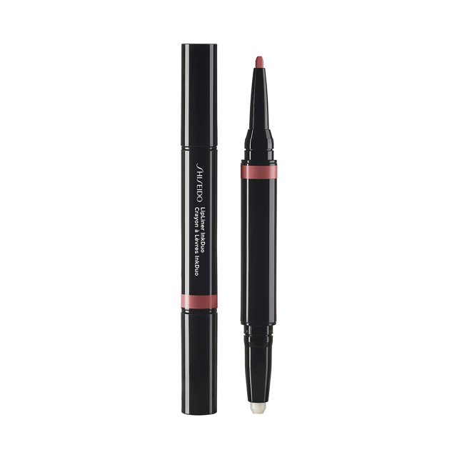 Delineador de labios Shiseido Lipliner Inkduo Prime + Liner #04 Rosewood