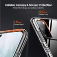 thumbnail image 3 of Entronix Clear Case Compatible with Galaxy S20 Plus, Scratch-Resistant Back Slim Cover, 3 of 5