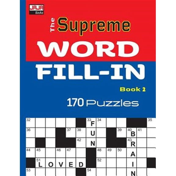 The Supreme Word Fill-In Book