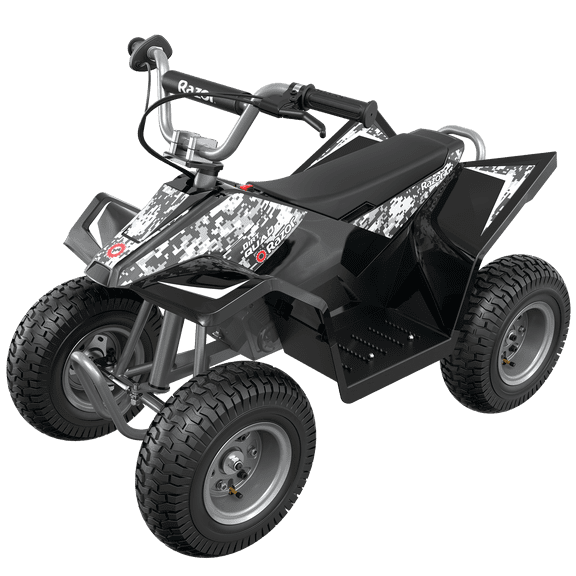 Razor Dirt Quad - 24V Electric Powered Ride-on for Kids 8 , up to 8 mph, Forward/Reverse Drive Mode
