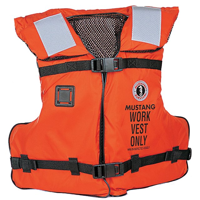 Chaleco de trabajo MUSTANG SURVIVAL con cinta reflectante Solas