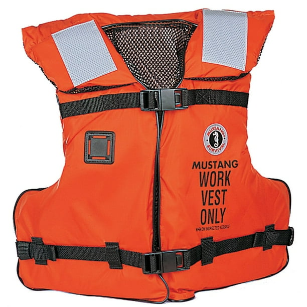 Chaleco de trabajo MUSTANG SURVIVAL con cinta reflectante Solas