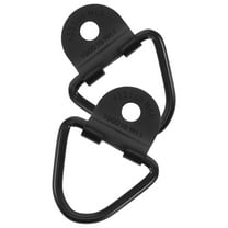 WHAMVOX 2pcs Sturdy Carbon Steel Trailer Hook Ring Bolt Down D Ring Truck Cargo Anchor Recessed D Rings for Trailers Metal Trailer Hook Load Anchor Point