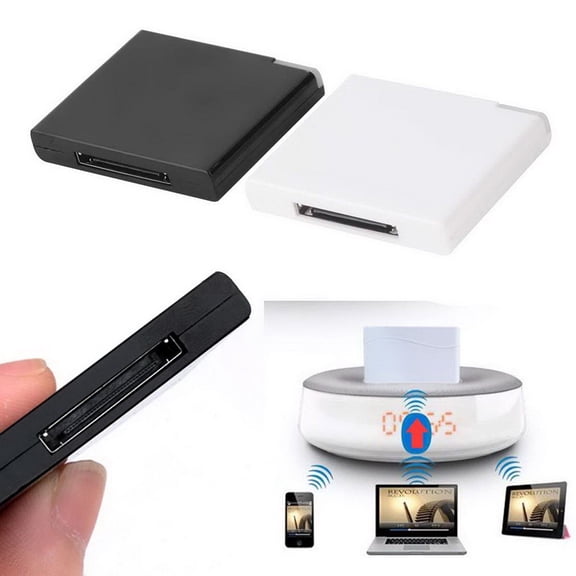 Cheers US Bluetooth V2 1 A2DP Music Receiver Audio Adapter Compatible for iPhone 30 Pin Dock Speaker
