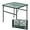 Green, variant on Small Folding Table, Easy for Storage, Compact and Portable Picnic Table for Grill, Outdoor Camping, Garden, Patio, Dining, BBQ, Party, Market, 2Ft (Small, Black)