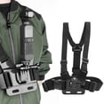thumbnail image 4 of Chest Strap Camera Chest Harness Chest Fixed Strap Nylon Chest Strap Mount Belt Adjustable Outdoor Elastic Fit For Osmo Pocket 1/2 Camera, 4 of 8