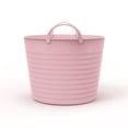 thumbnail image 3 of 4 Pack Large Pink Flex Storage Bin Starlight Style Multi Purpose Organizer for Home Closet Bedroom Pantry, 3 of 5