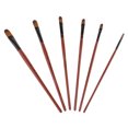 thumbnail image 2 of Pinceles de Arte Sunnimix 6pcs Profesionales Cabeza Inclinable, 2 of 7