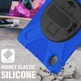 thumbnail image 7 of XYX Case for Lenovo Tab K10 TB-X6C6L/Tab M10 Plus 10.3 inch 2020 with 360 Degree Rotating, Hand Strap, Shoulder Strap, Blue, 7 of 7