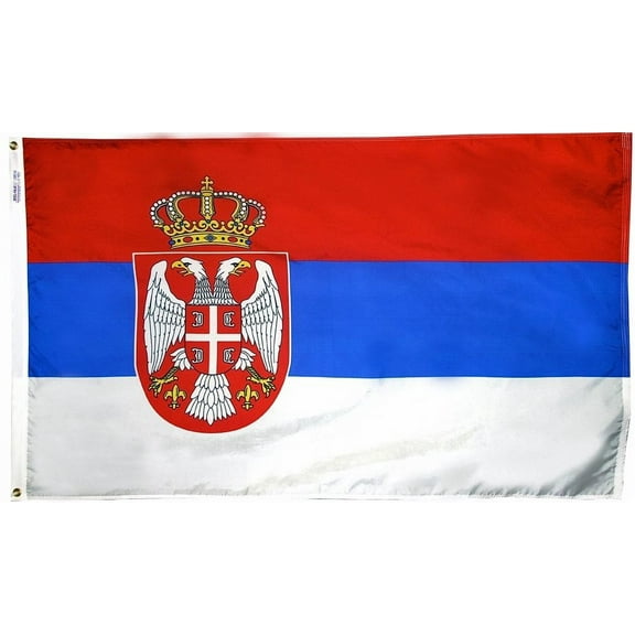 Serbia - 3'X5' Nylon Flag