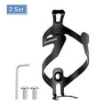 thumbnail image 3 of 2pcs Bike Water Bottle Holder Lightweight Alloy Universal Bicycle Bottle Cages Cycling Cup Holder with Screws for MTB Mountain Road Gravel, Black, 3 of 7