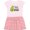 Pink With Stripes, variant on Inktastic TÃo's Little Avocado with Cute Baby Avocado Girls Toddler Dress