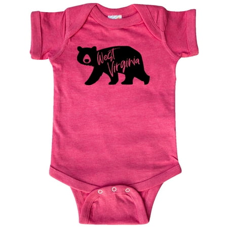 

Inktastic West Virginia Black Bear Silhouette Gift Baby Boy or Baby Girl Bodysuit
