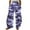 Purple, variant on Sexlip Womens Camo Print High Waist Multi Pocket Cargo Pants Durable Functional Outdoor Hiking Outfit Blue L