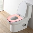 thumbnail image 5 of Latrodar Zipper Model Toilet Seat Household Embroidery Sitting Washer Novelty niversal Toilet Seat Pink Home Essentials, 5 of 5