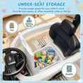thumbnail image 4 of iRerts Ride on Push Cars 3 in 1, Licensed Ford F 150 Toddlers Ride on Toy for Kids, Foot to Floor Sliding Car with Horn, Light, Handle, Under Seat Storage, Stroller Push Cars for Toddlers 1-3, White, 4 of 9