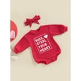 thumbnail image 2 of Aunavey Toddler Baby Boys Girls Valentine's Day Sweatshirt MR. Steal Your Heart Pullover Spring Clothes Top, 2 of 7