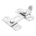 thumbnail image 1 of Mobutofu 1Pcs Slide Latch Stainless Steel Silver Window Lock for Family Use, 1 of 7