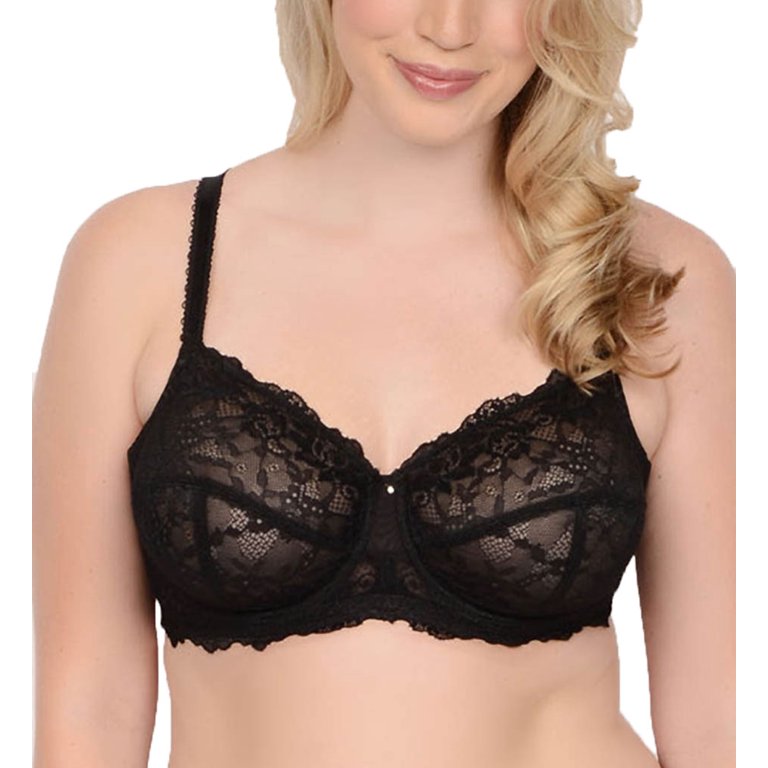 qt Intimates 2 Fit U Dance Bra with Clear Straps and Back