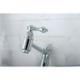 thumbnail image 4 of Kingston Brass KS3101AL Restoration Wall Mount Pot Filler Kitchen Faucet, Polished Chrome, 4 of 5