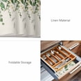 thumbnail image 6 of Placemats Set of 8, Sage Green Eucalyptus Woven Placemat, Linen Place Mats for Kitchen/Dining Tables, Farmhouse Weeping Leaves Linen Washable Table Mats for Party, 6 of 8