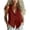 06#Red, variant on Womens Button Down Vest Summer Sleeveless Tank Tops Solid Color V Neck Casual Vest Vacation Boho Tank Top