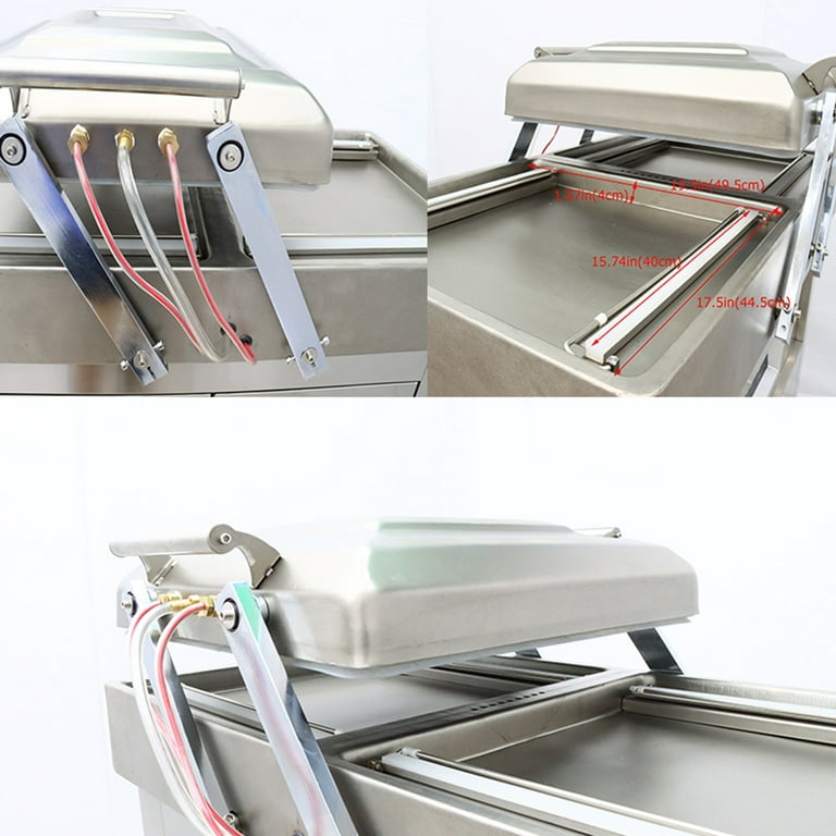 Automatic Sealing Machine Bag Meats Food Double Chamber Vacuum