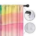 thumbnail image 4 of Blackout Kids Curtains,Colorful Watercolor Stripe Pattern Childrens Insulated Curtains Set Of 2,Bedroom Essentials,Toddler Room Decor 52"x84", 4 of 5