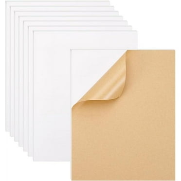 8Pcs Mounting Board 3mm Thick Self Adhesive Foam Stamp Poster Board for Cross Stitch Picture Embroidery Office and Art Projects Display 7.8x9.8inch DIY